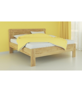 Masívna dubová posteľ Ella Lux