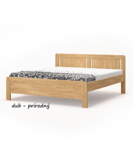 Masívna dubová posteľ Karlo Night