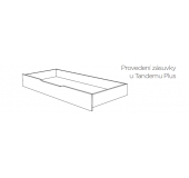 Tandem Plus - zásuvka pod posteľ (dub priebežný)