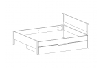 BMB Zásuvka pod posteľ Sofi XL/Sofi Lux XL (dyha, dub cink)