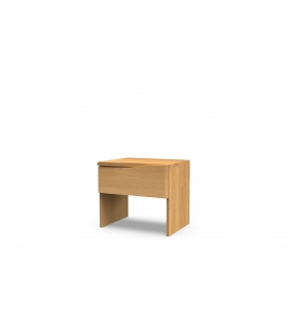 Dubový nočný stolík Elen  - jednozásuvka